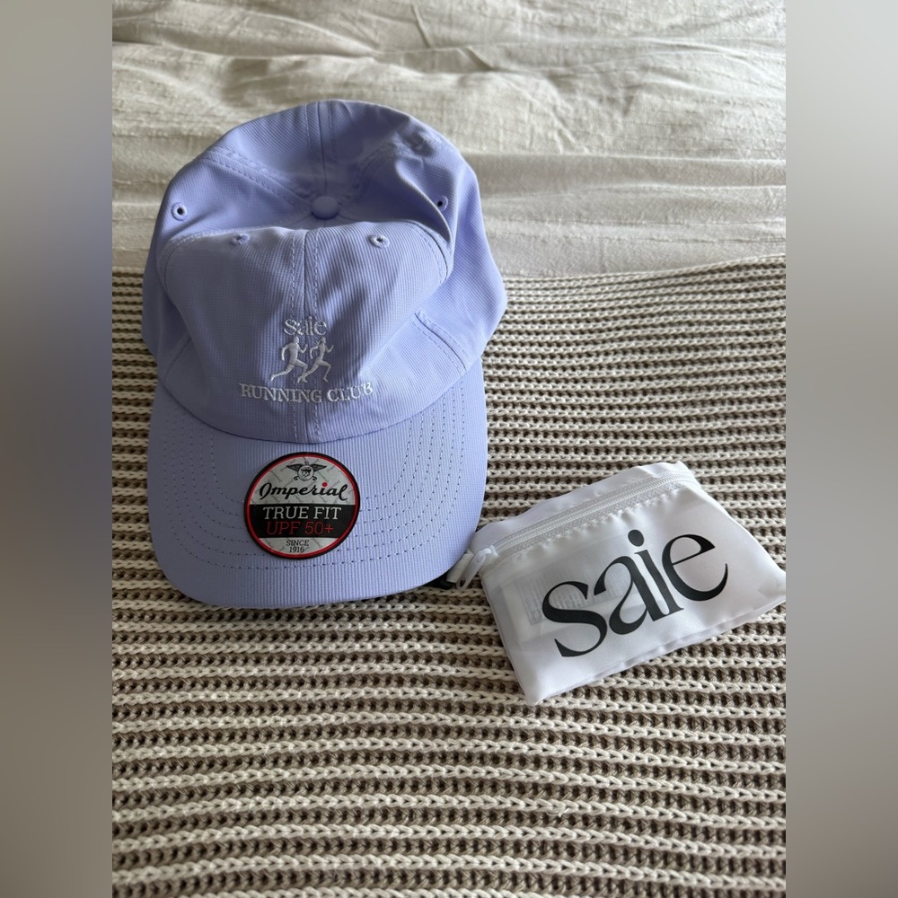 Saie Purple Hat + Pouch. 💜⚡️